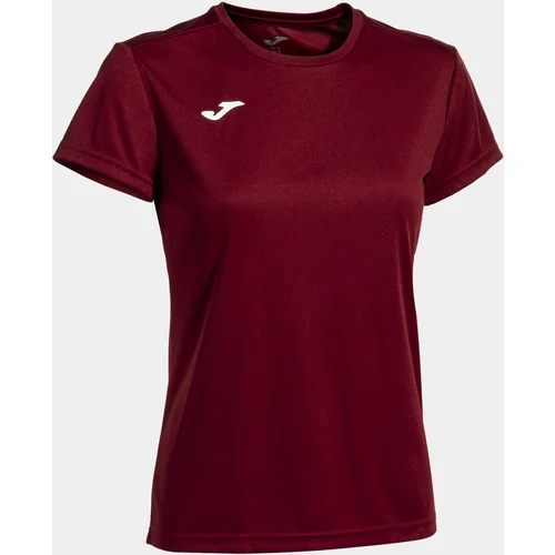 Joma Women's T-Shirt Combi Woman Shirt S/S Burgundy