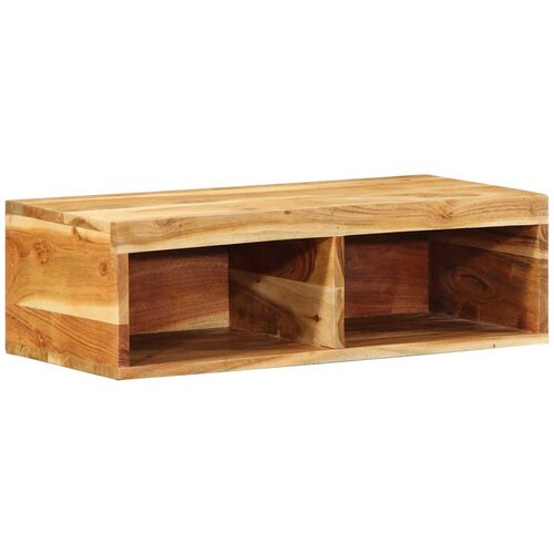 vidaXL Zidni TV ormarić 60x30x19 cm puno drvo bagrem Cijene