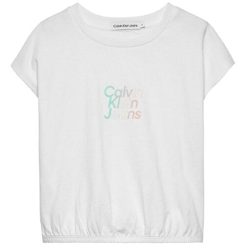 Calvin Klein Jeans Majice s kratkimi rokavi - Bela Cene