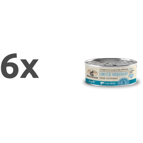 WolfPack limited ingredient puppy - losos 6 x 85 g Cene