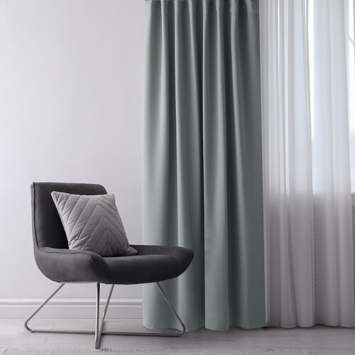 Restilo Zavjesa Blackout 200x250 cm, siva Slike