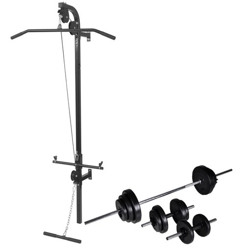  Zidna sprava za vježbanje sa setom utega 30,5 kg Slike