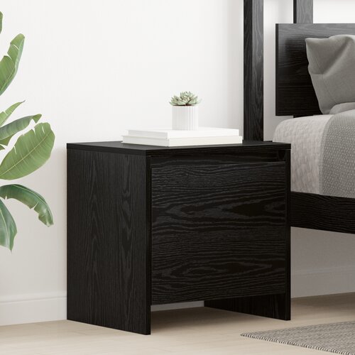 vidaXL Noćni ormar Crni hrast 45 x 34 x 44.5 cm Konstruirano drvo Cijene