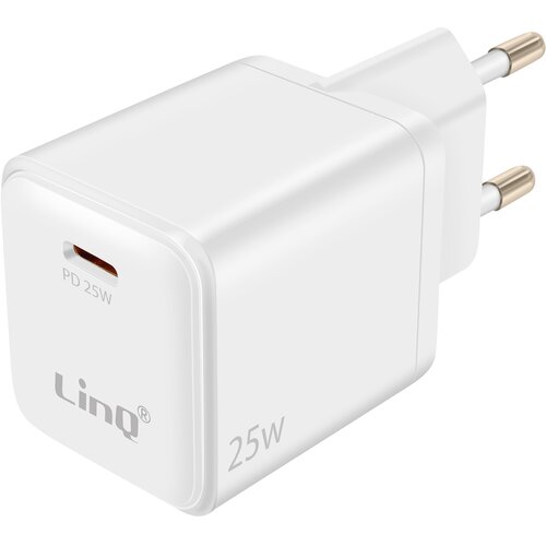 LINQ USB-C Power Delivery 25W Hitro polnjenje Kompaktni omrežni polnilnik, Bela, (5000213606) Cene