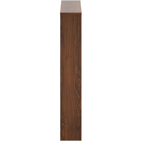 VidaXL ormarić za cipele sa zrcalom 3 razine boja hrasta 63x17x102 5cm Slike