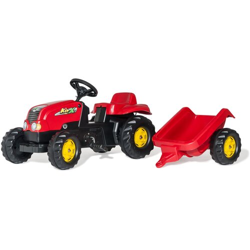 Rolly Toys Traktor kid-X sa prikolicom crveni 012121 Cene