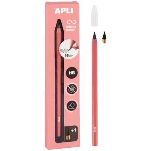  APLI HB Endless Pencil | Pink Cene