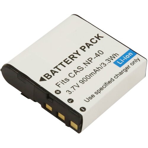 Avizar Baterija Li-ion 3.7V 900mAh 3.3Wh za fotoaparat Casio NP-40, (5000309894) Slike
