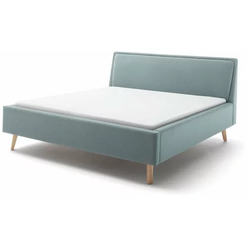 Meise Möbel Sivo-plavi bračni krevet Frieda, 160 x 200 cm