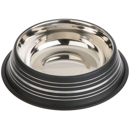 zooplus Silver Line zdjela od nehrđajućeg čelika - mat crna - 450 ml, Ø 20 cm Cijene