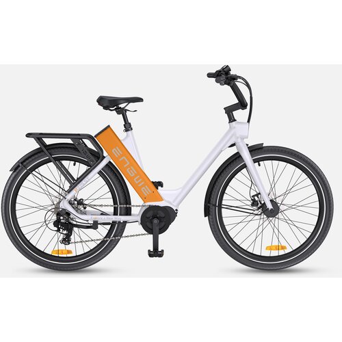 ENGWE P275 st step-through električno kolo 250 w 27,5" ananda mid-drive motor city e-bike 19,2 ah samsung baterija - oranžna, (21337261) Cene