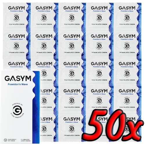 Gasym Poseidon's Wave Luxury Condoms 50 pack Cene