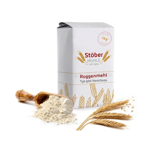 Stöber Mühle GmbH Bela ržena moka 500 Cene