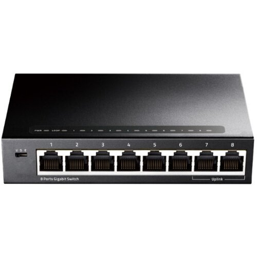 Cudy GS108 metalni 8-Port Gbit desktop Switch, 8x RJ45 10/100/1000 Cene