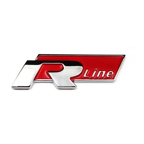  NATPIS METALNI R LINE CRVENI Slike