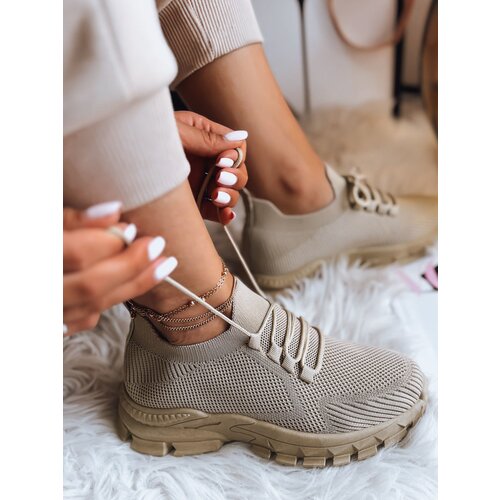DStreet Skarpetowe sneakersy damskie STEEL THUNDER khaki Slike