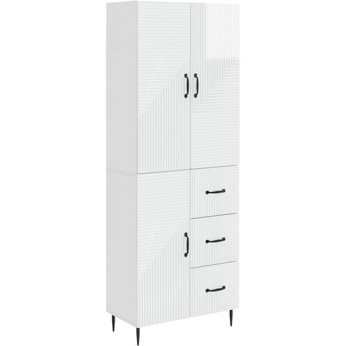  Set ormara 2 pcs Bijela visokog sjaja 66 x 34,5 x 89,5 cm Cene