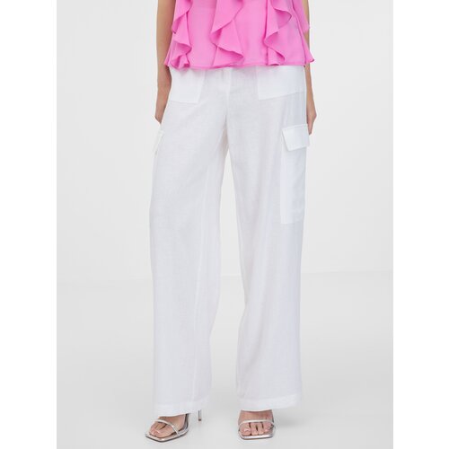 Orsay White women's wide trousers - Women's Cijene