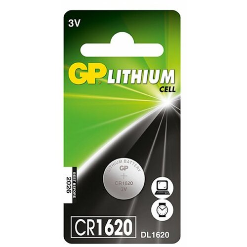 Baterija GP dugmasta Lithium CR1620 3V Slike