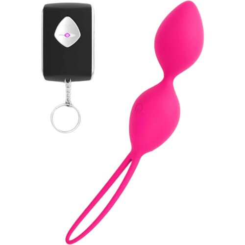Dorcel Divine Balls - punjiva, radio-kontrolirana, vibrirajuća gejša lopta (ružičasta) Cijene