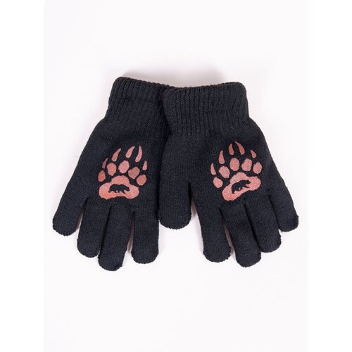 Yoclub Kids's Gloves RED-0200C-AA5A-002 Cene