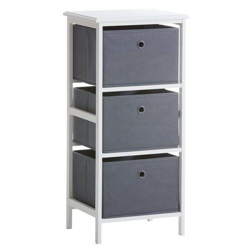  Komoda sa 3 kutije belo/siva T 3620864 Cene