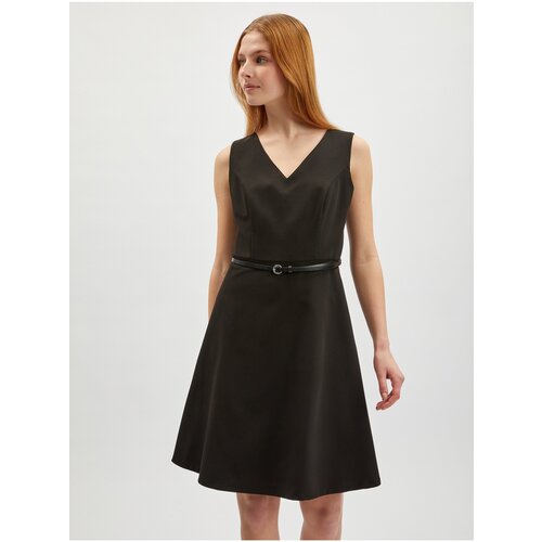 Orsay Black Ladies Dress with Belt - Women Slike
