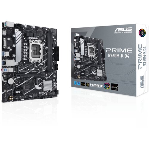 Asus MB PRIME B760M-K D4 Intel B760;2xDDR4 VGA,HDMI;RAID;micro ATX Cijene