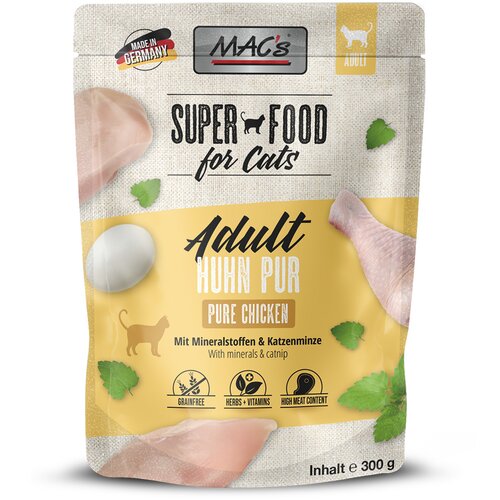 MAC's MAC´s Cat Pouch 6 x 300 g - Čista piletina Cijene