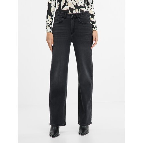 Orsay Black women&amp;#039;s wide jeans - Women&amp;#039;s Slike