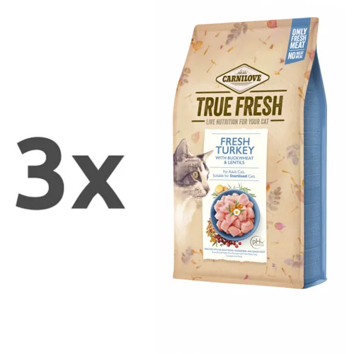 Carnilove cat true fresh - puran 3 x 4,8 kg