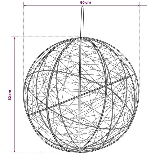  Božićni vrh svjetla 750 LED lampica Hladno bijela - Hladna bijela &amp;Oslash; 50 x 52 cm 1 Slike