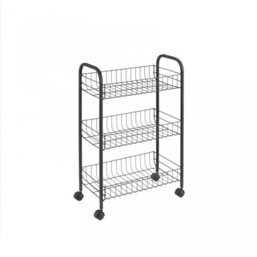 Olimp Sport Polica sa točkovima Lugano Lava 41x23x63cm Metaltex Cene