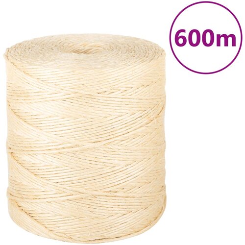 VidaXL Uže od 100 % sisala 2 mm 600 m Slike