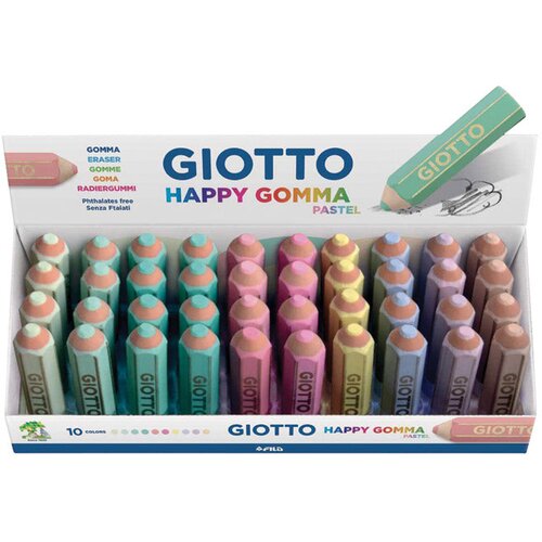 Gumica U OBLIKU OLOVKE GIOTTO HAPPY GOMMA FILA 2340 PASTEL SORTIRANO Cijene