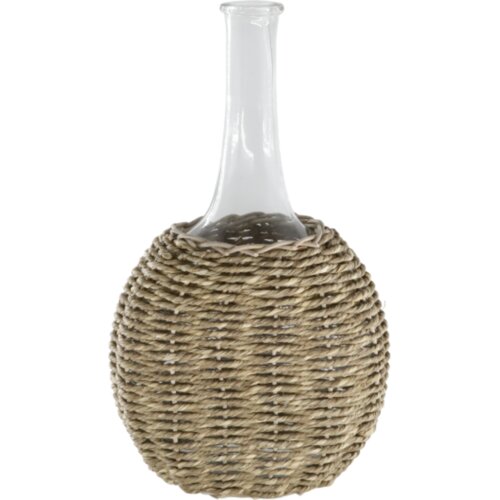 Chic Antique Steklenica s pletenim dnom - 35 cm Slike