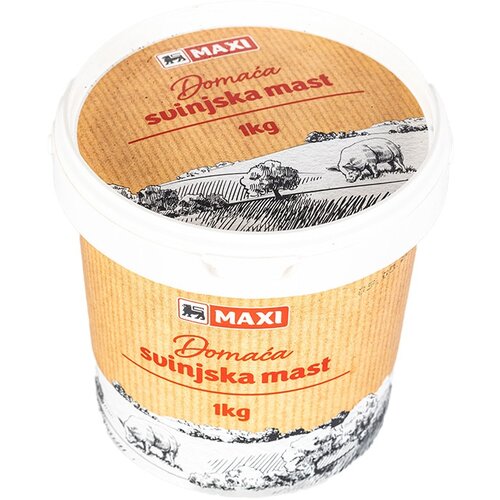Maxi Domaca svinjska mast 1kg Slike