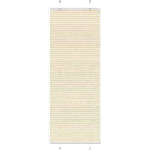  Plisirana zavjesa krem boje 75x200 cm Širina tkanine 74,4 cm Poliester Cene