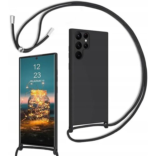 NIKCORP Ovitek za Samsung Galaxy S22 Ultra z verižico, silikonski TPU, tanek, odporen proti praskam in udarcem, prozoren, (5000139008) Cene