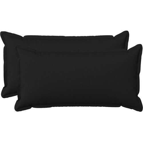  Presvlaka za jastuk 2 pcs HOUTEN Crna 40 x 70 cm Umjetni lan Cijene