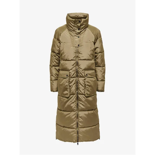 Only Women's Brown Quilted Coat Nora - Women