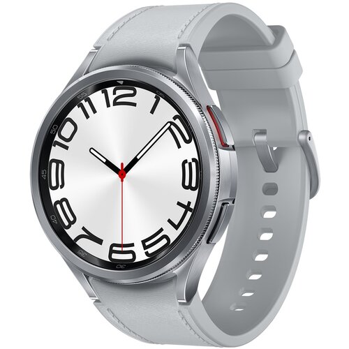 Samsung Galaxy Watch6 Classic 47 mm Digital Touchscreen 4G Silver Slike