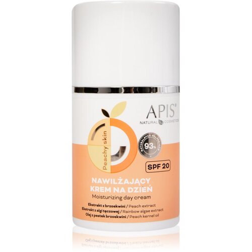 Apis Natural Cosmetics Peachy Skin dnevna krema z vlažilnim učinkom SPF 20 50 ml Cene