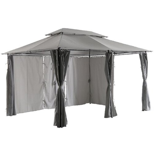 Green Bay belize gazebo metalna tenda 3x4 m - siva 055682 Cene