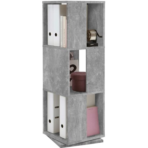 FMD Vrtljiva arhivska omara odprta 34x34x108 cm betonska, (20801778) Slike