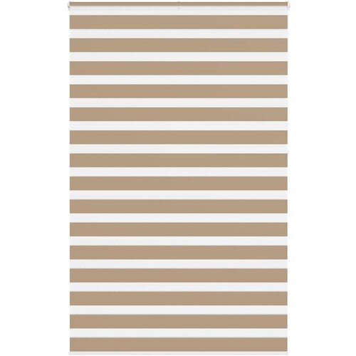 VidaXL Zebra zavesa pe&amp;scaron;čeno rjava 150x230 cm &amp;scaron;irina blaga 145,9 cm poliester, (5000297168) Slike