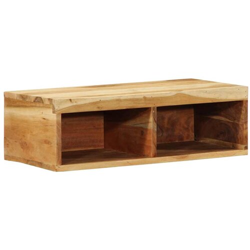  Zidni TV ormarić 60x30x19 cm puno drvo bagrem Slike