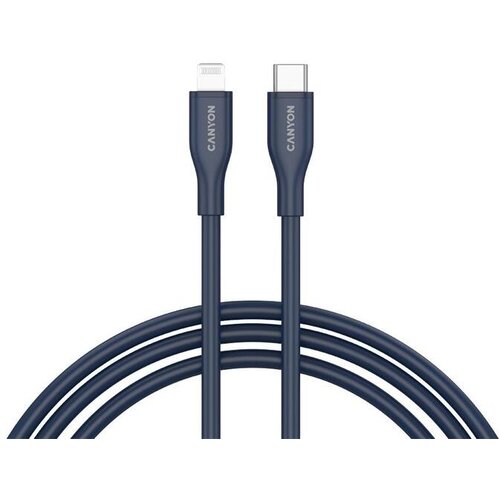 Canyon USB kabel 2.0, CLNM60, USB-C/Lightning, 1m, CNS-CLNM60SC10DB Cene