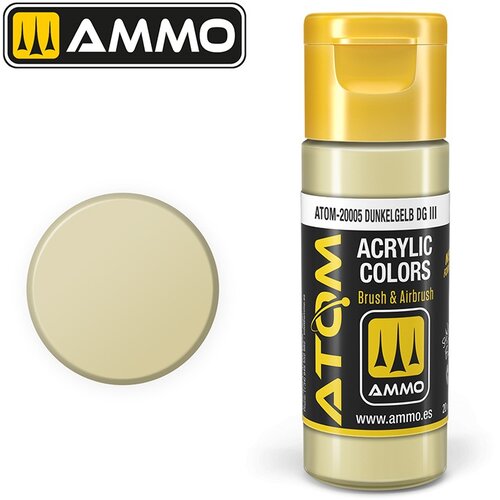 AMMO by MIG Jimenez atom color dunkelgelb dg iii FS27855 (tamno žuta &ndash; dunkelgelb) Cene