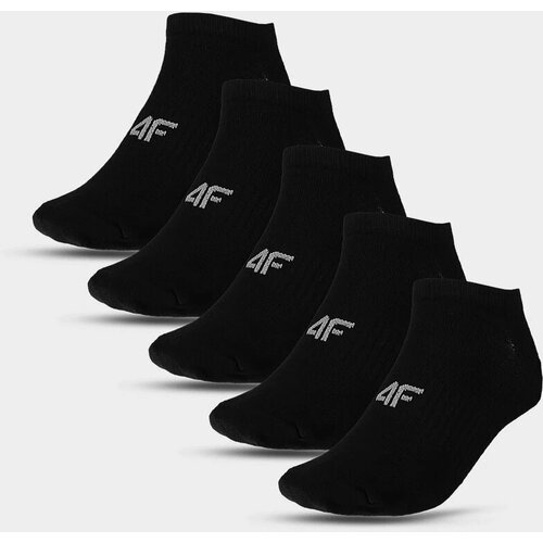 4f Women's Casual Ankle Socks (5pack) - Black Slike